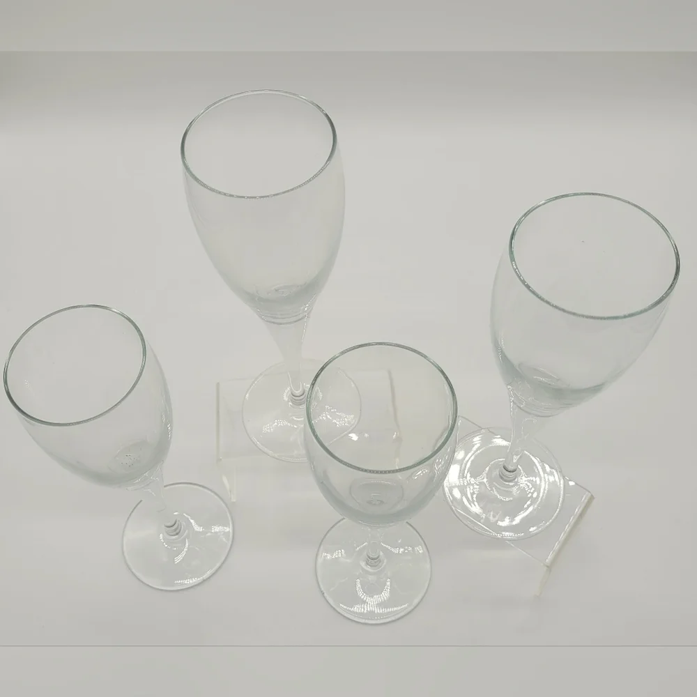 Vintage Crystal Champagne Flutes set of 4​​​